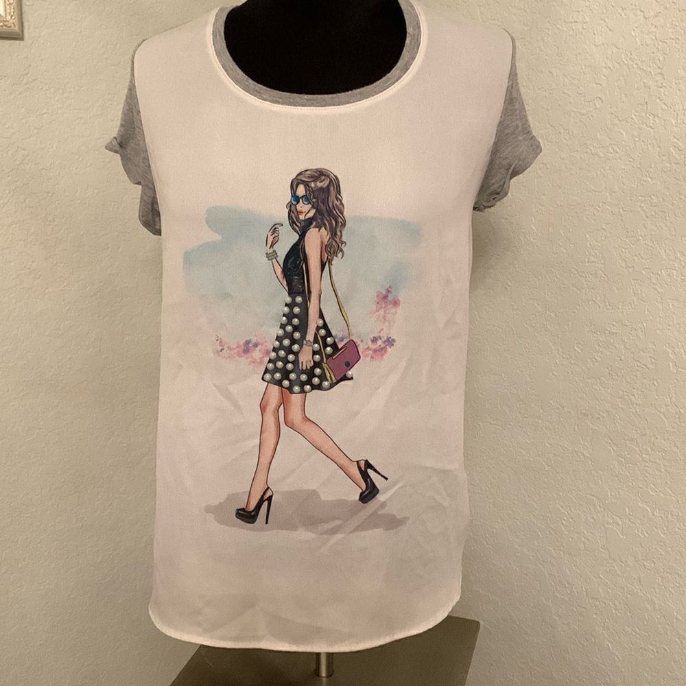 Barcode Clothing Glamour Lightweight Top Tunic Size L